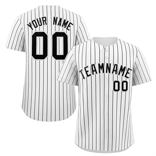 Custom Stripe Fashion Authentic Baseball Jersey for Adult - Custom Stripe Fashion Authentic Baseball Jersey for Adult - Image 0 of 4