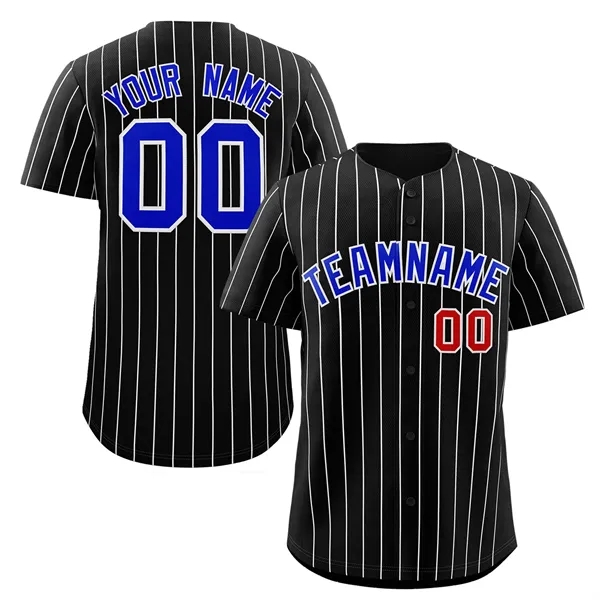 Custom Stripe Fashion Authentic Baseball Jersey for Adult - Custom Stripe Fashion Authentic Baseball Jersey for Adult - Image 2 of 4