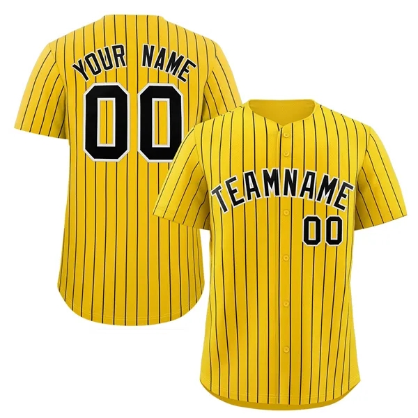 Custom Stripe Fashion Authentic Baseball Jersey for Adult - Custom Stripe Fashion Authentic Baseball Jersey for Adult - Image 3 of 4