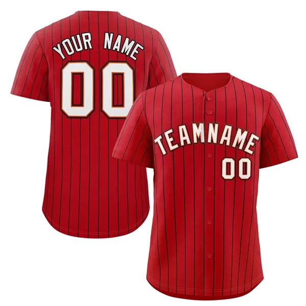 Custom Stripe Fashion Authentic Baseball Jersey for Adult - Custom Stripe Fashion Authentic Baseball Jersey for Adult - Image 4 of 4