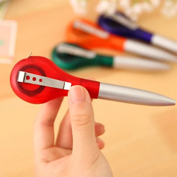 2-in-1 Portable Clips Writing Pen with Built-in Tape Measure - 2-in-1 Portable Clips Writing Pen with Built-in Tape Measure - Image 6 of 7
