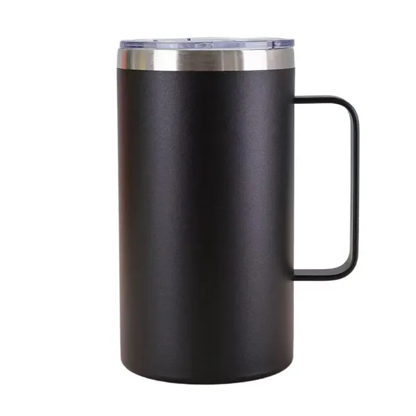 20oz. Custom Vacuum Insulated Travel Mug with Lid - 20oz. Custom Vacuum Insulated Travel Mug with Lid - Image 1 of 10