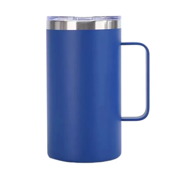 20oz. Custom Vacuum Insulated Travel Mug with Lid - 20oz. Custom Vacuum Insulated Travel Mug with Lid - Image 2 of 10