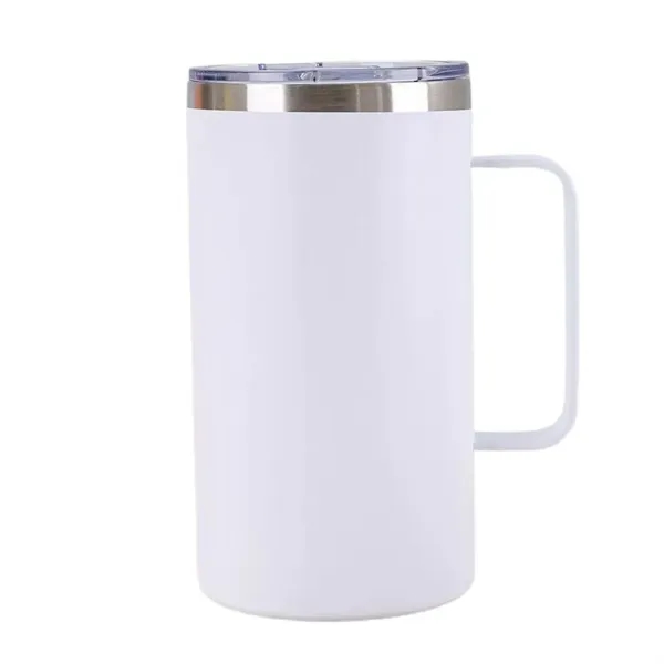 20oz. Custom Vacuum Insulated Travel Mug with Lid - 20oz. Custom Vacuum Insulated Travel Mug with Lid - Image 4 of 10
