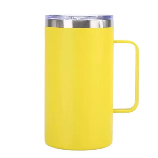 20oz. Custom Vacuum Insulated Travel Mug with Lid - 20oz. Custom Vacuum Insulated Travel Mug with Lid - Image 5 of 10