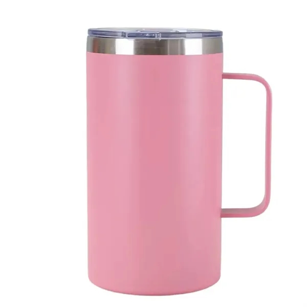 20oz. Custom Vacuum Insulated Travel Mug with Lid - 20oz. Custom Vacuum Insulated Travel Mug with Lid - Image 6 of 10
