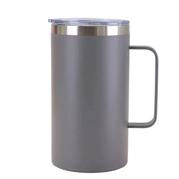 20oz. Custom Vacuum Insulated Travel Mug with Lid - 20oz. Custom Vacuum Insulated Travel Mug with Lid - Image 7 of 10