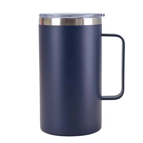 20oz. Custom Vacuum Insulated Travel Mug with Lid - 20oz. Custom Vacuum Insulated Travel Mug with Lid - Image 8 of 10