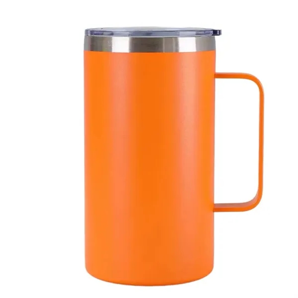 20oz. Custom Vacuum Insulated Travel Mug with Lid - 20oz. Custom Vacuum Insulated Travel Mug with Lid - Image 9 of 10