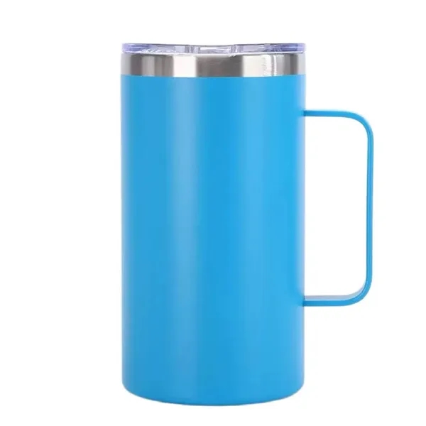 20oz. Custom Vacuum Insulated Travel Mug with Lid - 20oz. Custom Vacuum Insulated Travel Mug with Lid - Image 10 of 10