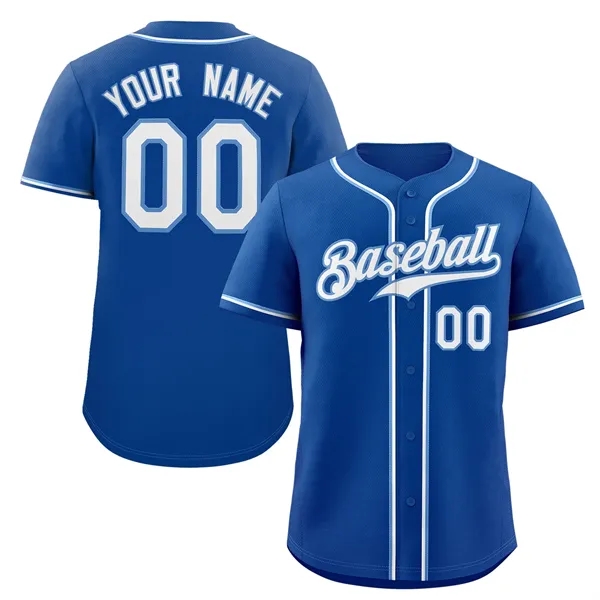 Custom Baseball Jersey Personalized Name Number Logo - Custom Baseball Jersey Personalized Name Number Logo - Image 1 of 4