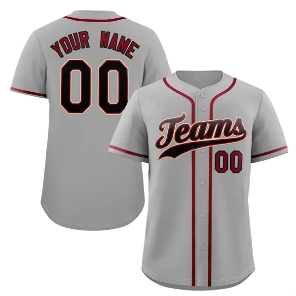Custom Baseball Jersey Personalized Name Number Logo - Custom Baseball Jersey Personalized Name Number Logo - Image 2 of 4