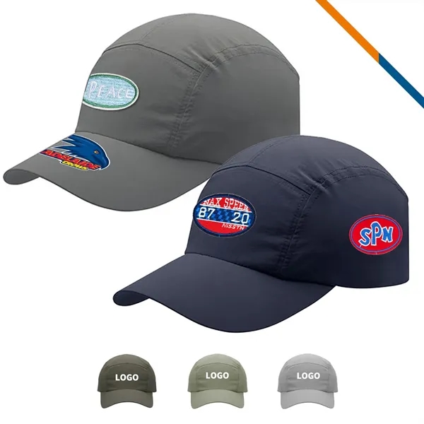 ApexCool Flexible Brim 5 Panel Performance Cap - ApexCool Flexible Brim 5 Panel Performance Cap - Image 0 of 8