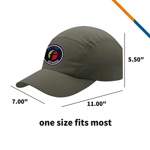 ApexCool Flexible Brim 5 Panel Performance Cap - ApexCool Flexible Brim 5 Panel Performance Cap - Image 2 of 8