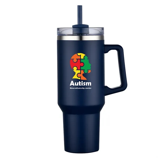 Big Traveler 40 oz Stainless Steel Tumbler - Big Traveler 40 oz Stainless Steel Tumbler - Image 1 of 42