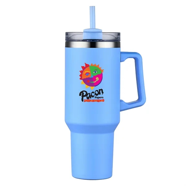 Big Traveler 40 oz Stainless Steel Tumbler - Big Traveler 40 oz Stainless Steel Tumbler - Image 4 of 42