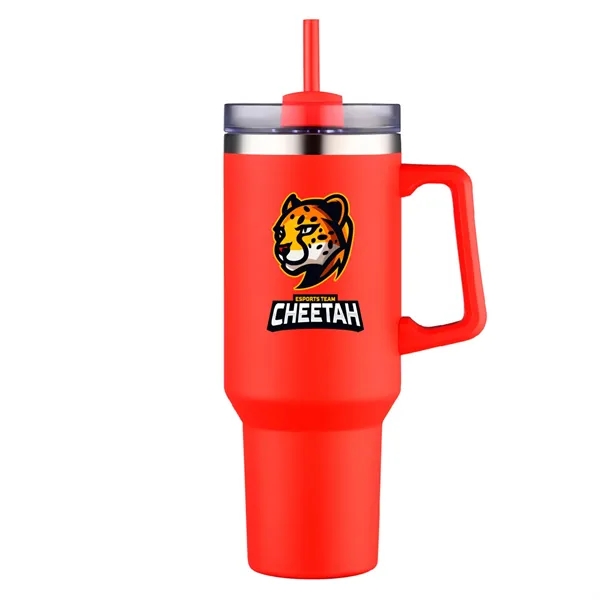 Big Traveler 40 oz Stainless Steel Tumbler - Big Traveler 40 oz Stainless Steel Tumbler - Image 9 of 42