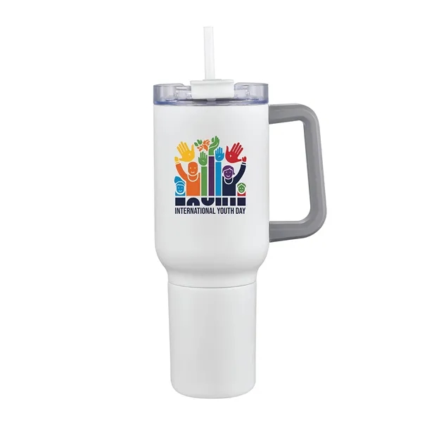 Bernard Two-in-One 21 oz Stainless Steel Travel Mug and Beve - Bernard Two-in-One 21 oz Stainless Steel Travel Mug and Beve - Image 5 of 47