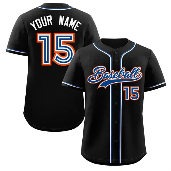 Custom Fashion Baseball Jersey Personalized Name Number Logo - Custom Fashion Baseball Jersey Personalized Name Number Logo - Image 3 of 4