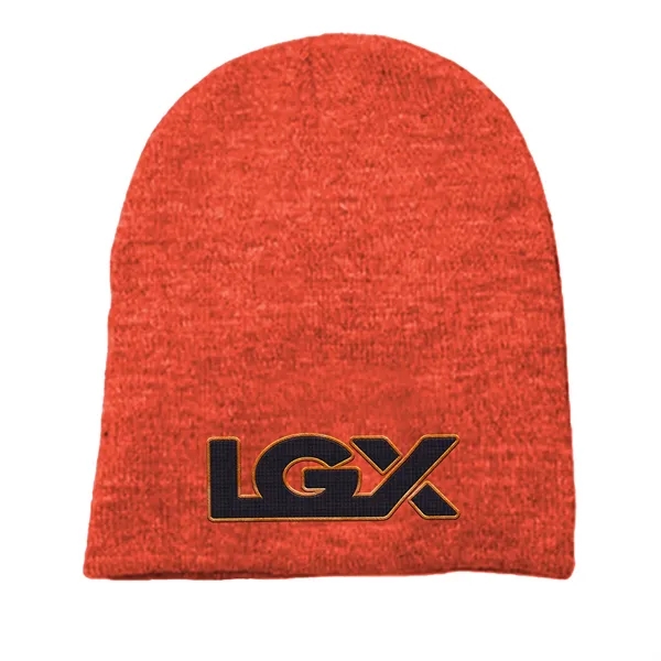 Custom Circular Knit Stretch Acrylic 2-Layer Beanie - Custom Circular Knit Stretch Acrylic 2-Layer Beanie - Image 6 of 6