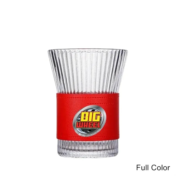 8/10 oz Japanese Style Accordion Ribbed Coffee Glass Cup - 8/10 oz Japanese Style Accordion Ribbed Coffee Glass Cup - Image 2 of 11