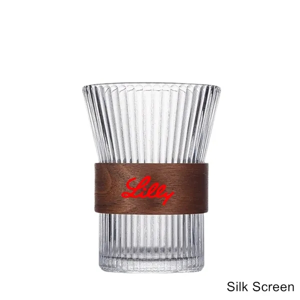 8/10 oz Japanese Style Accordion Ribbed Coffee Glass Cup - 8/10 oz Japanese Style Accordion Ribbed Coffee Glass Cup - Image 3 of 11