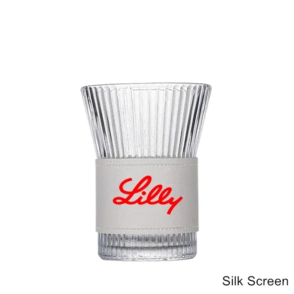 8/10 oz Japanese Style Accordion Ribbed Coffee Glass Cup - 8/10 oz Japanese Style Accordion Ribbed Coffee Glass Cup - Image 7 of 11