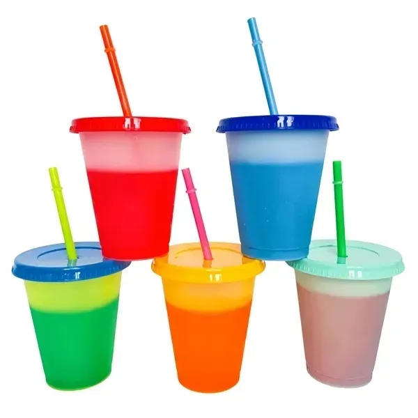 16 oz reusable color changing mug - 16 oz reusable color changing mug - Image 1 of 4