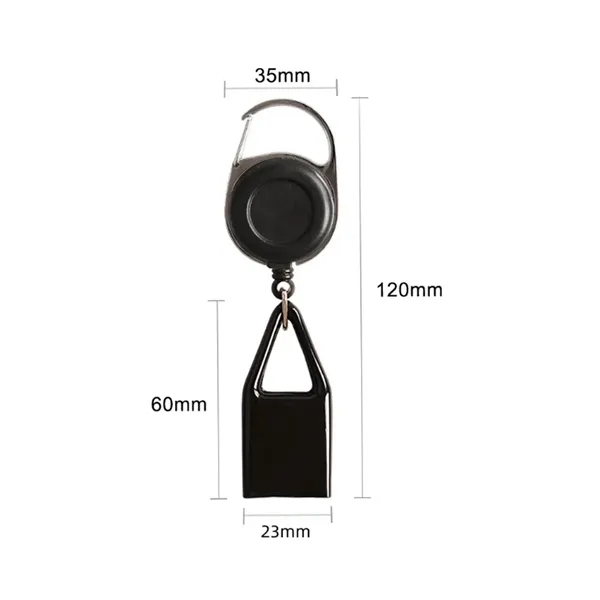 Retractable Lighter Holder with Carabiner Clip - Retractable Lighter Holder with Carabiner Clip - Image 1 of 7