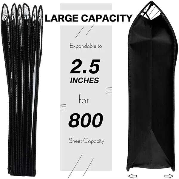 Documents Folder With Snap Closure And Pocket - Documents Folder With Snap Closure And Pocket - Image 3 of 4