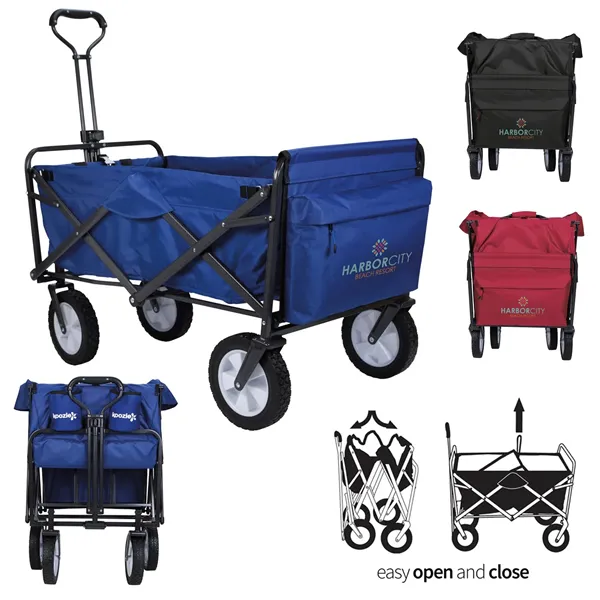 Koozie® Collapsible Folding Wagon - Koozie® Collapsible Folding Wagon - Image 0 of 7