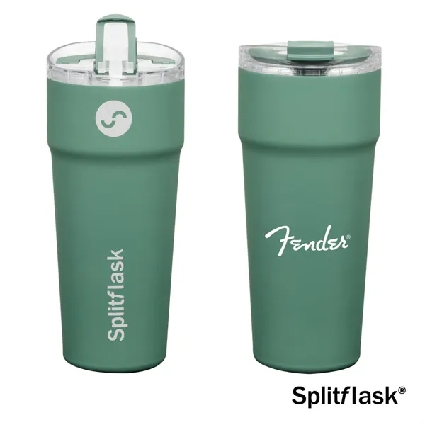 Custom Splitflask® Two-Sided Tumbler - 30oz