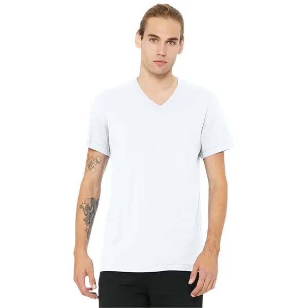 BELLA+CANVAS Unisex Heather CVC V-Neck Tee - BELLA+CANVAS Unisex Heather CVC V-Neck Tee - Image 49 of 69