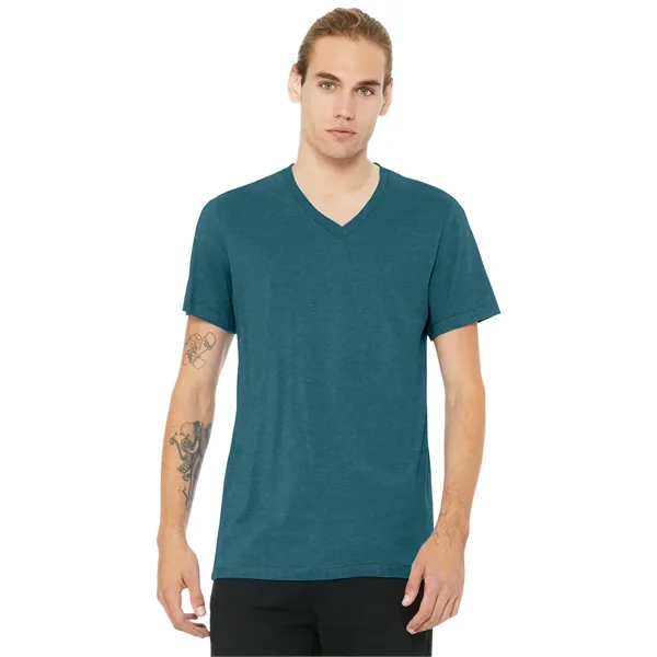 BELLA+CANVAS Unisex Heather CVC V-Neck Tee - BELLA+CANVAS Unisex Heather CVC V-Neck Tee - Image 57 of 69