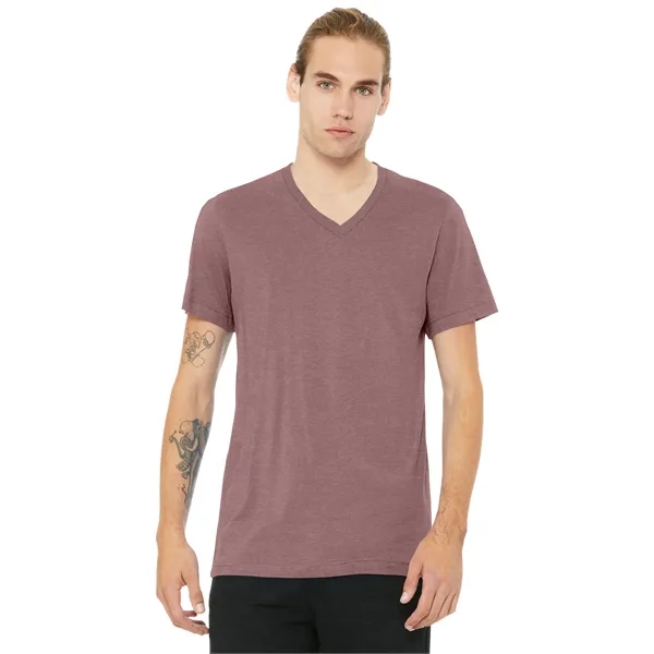 BELLA+CANVAS Unisex Heather CVC V-Neck Tee - BELLA+CANVAS Unisex Heather CVC V-Neck Tee - Image 64 of 69