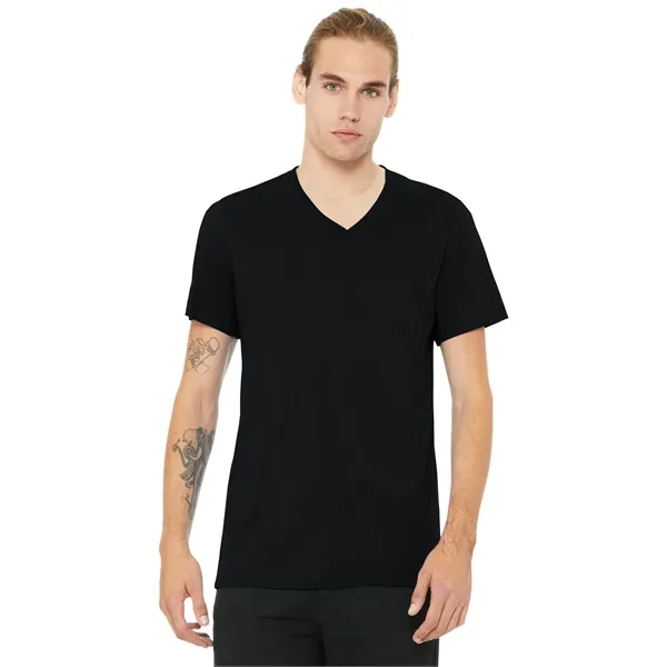 BELLA+CANVAS Unisex Heather CVC V-Neck Tee - BELLA+CANVAS Unisex Heather CVC V-Neck Tee - Image 67 of 69