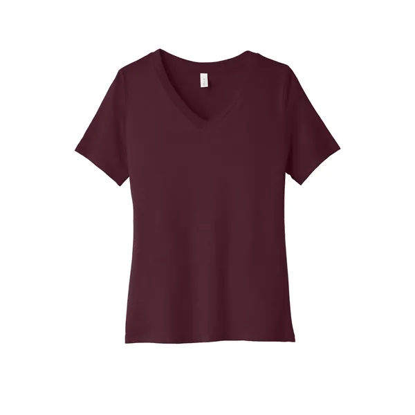 BELLA+CANVAS Women's Relaxed Jersey Short Sleeve V-Neck Tee. - BELLA+CANVAS Women's Relaxed Jersey Short Sleeve V-Neck Tee. - Image 21 of 50