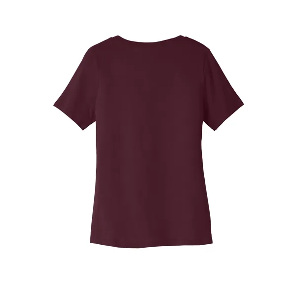 BELLA+CANVAS Women's Relaxed Jersey Short Sleeve V-Neck Tee. - BELLA+CANVAS Women's Relaxed Jersey Short Sleeve V-Neck Tee. - Image 23 of 50