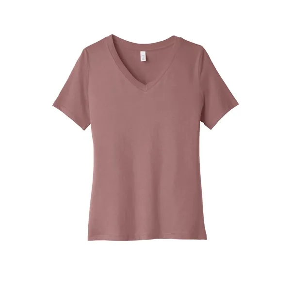BELLA+CANVAS Women's Relaxed Jersey Short Sleeve V-Neck Tee. - BELLA+CANVAS Women's Relaxed Jersey Short Sleeve V-Neck Tee. - Image 33 of 50