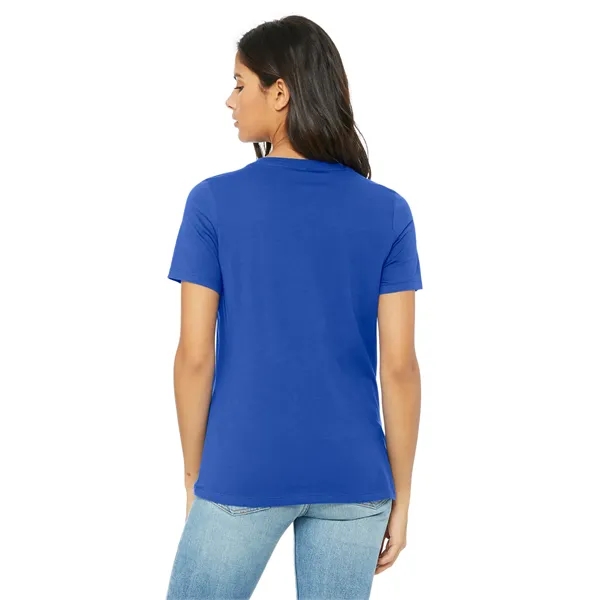 BELLA+CANVAS Women's Relaxed Jersey Short Sleeve V-Neck Tee. - BELLA+CANVAS Women's Relaxed Jersey Short Sleeve V-Neck Tee. - Image 44 of 50