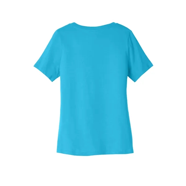BELLA+CANVAS Women's Relaxed Jersey Short Sleeve V-Neck Tee. - BELLA+CANVAS Women's Relaxed Jersey Short Sleeve V-Neck Tee. - Image 48 of 50