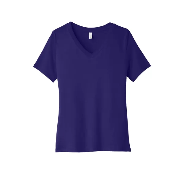 BELLA+CANVAS Women's Relaxed Jersey Short Sleeve V-Neck Tee. - BELLA+CANVAS Women's Relaxed Jersey Short Sleeve V-Neck Tee. - Image 49 of 50