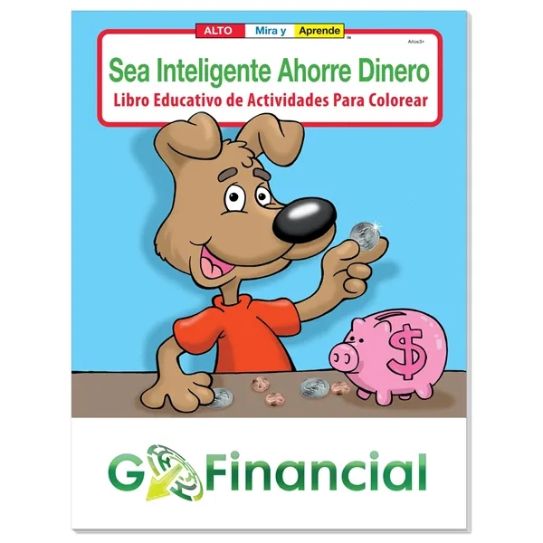 Good Value™ Coloring Book: Be Smart, Save Money (Spanish) - Good Value™ Coloring Book: Be Smart, Save Money (Spanish) - Image 0 of 3