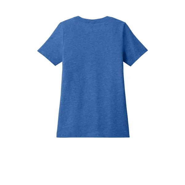 BELLA+CANVAS Women's Relaxed Heather CVC V-Neck Tee - BELLA+CANVAS Women's Relaxed Heather CVC V-Neck Tee - Image 15 of 37
