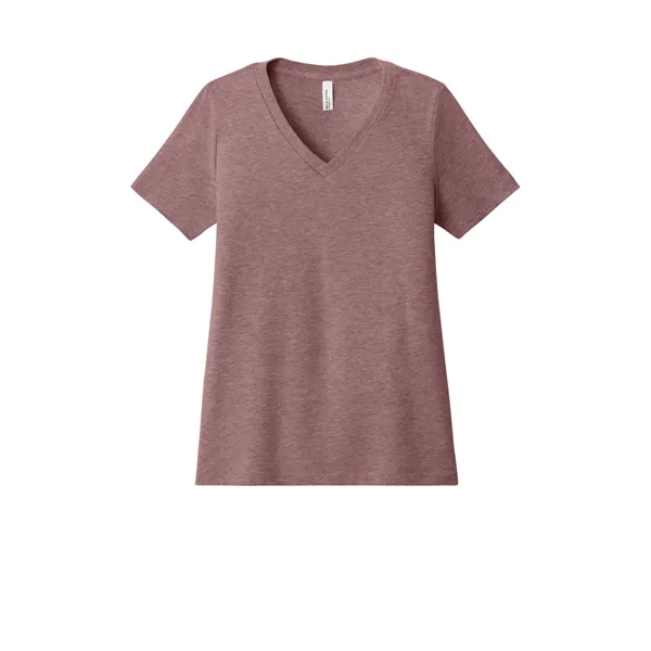 BELLA+CANVAS Women's Relaxed Heather CVC V-Neck Tee - BELLA+CANVAS Women's Relaxed Heather CVC V-Neck Tee - Image 25 of 37