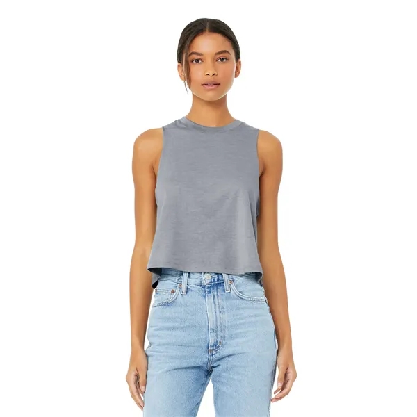 BELLA+CANVAS Women's Racerback Cropped Tank. - BELLA+CANVAS Women's Racerback Cropped Tank. - Image 29 of 52