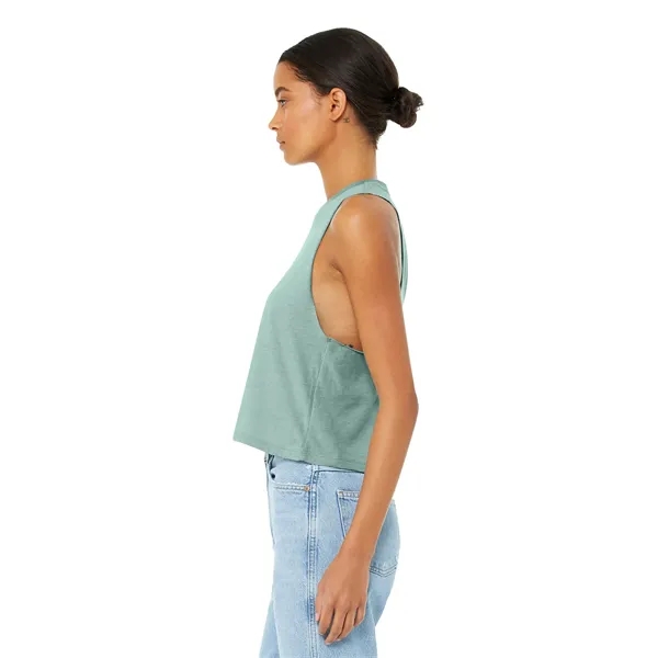 BELLA+CANVAS Women's Racerback Cropped Tank. - BELLA+CANVAS Women's Racerback Cropped Tank. - Image 41 of 52