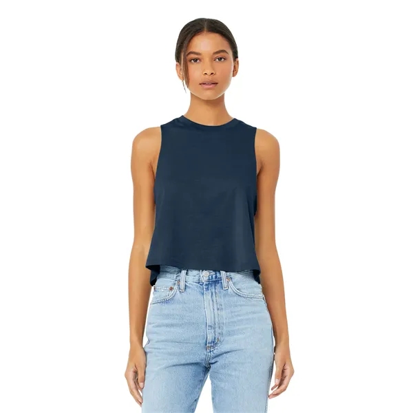 BELLA+CANVAS Women's Racerback Cropped Tank. - BELLA+CANVAS Women's Racerback Cropped Tank. - Image 45 of 52
