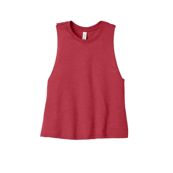 BELLA+CANVAS Women's Racerback Cropped Tank. - BELLA+CANVAS Women's Racerback Cropped Tank. - Image 50 of 52