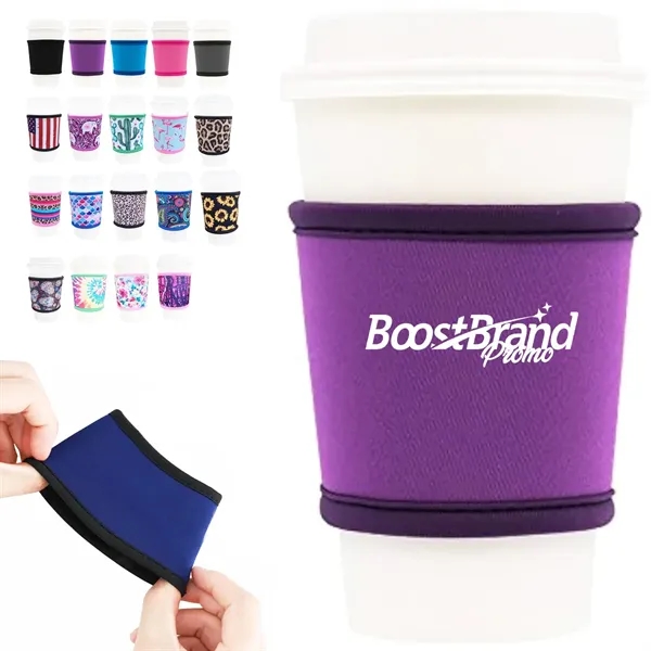 16-24Oz.Reusable Insulated Drink Sleeve Full Custom - 16-24Oz.Reusable Insulated Drink Sleeve Full Custom - Image 0 of 5